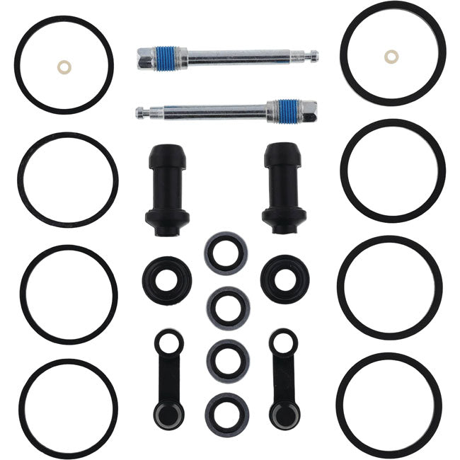 All Balls, caliper rebuild kit. Front — Front: 17-20 XL1200CX Roadster; 14-15 XL883R Roadster (NU)