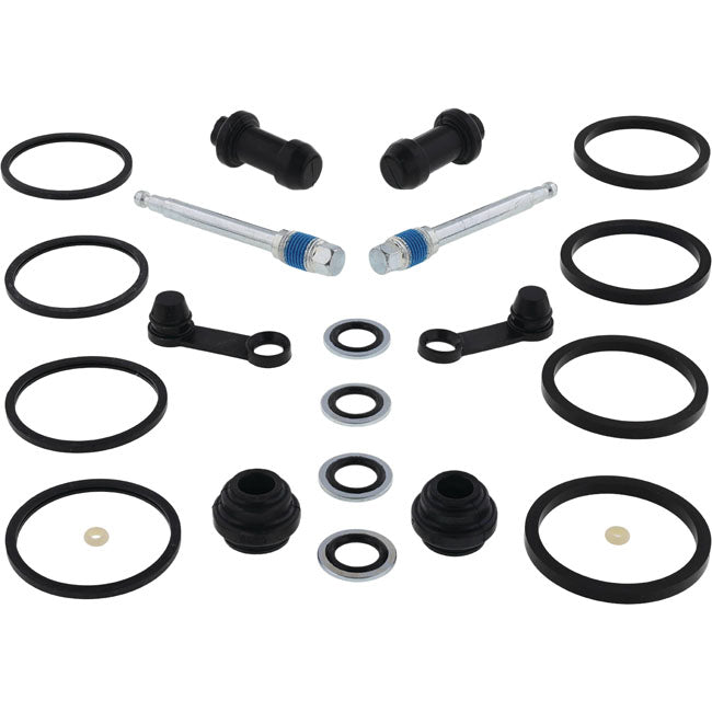 All Balls, caliper rebuild kit. Front — Front: 17-20 XL1200CX Roadster; 14-15 XL883R Roadster (NU)