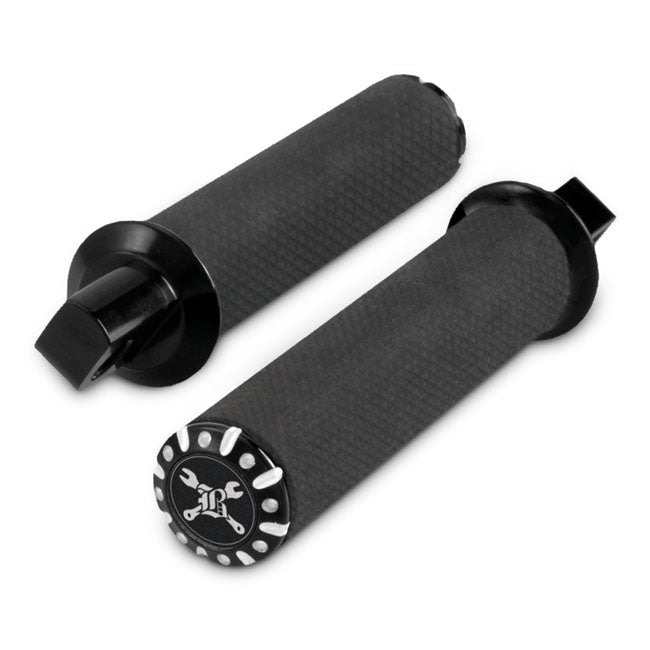Burly, Hawk foot peg set. Black CC