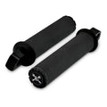 Burly, Hawk Footpeg set Billet. Black Textured