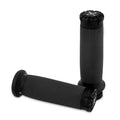 Burly, Hawk billet grip set. Black CC