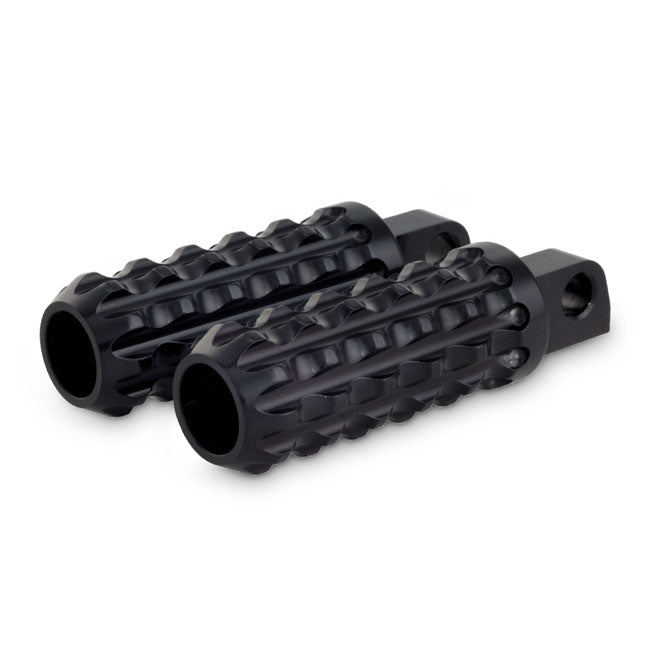 Burly, Reaper billet foot peg set. Gloss black