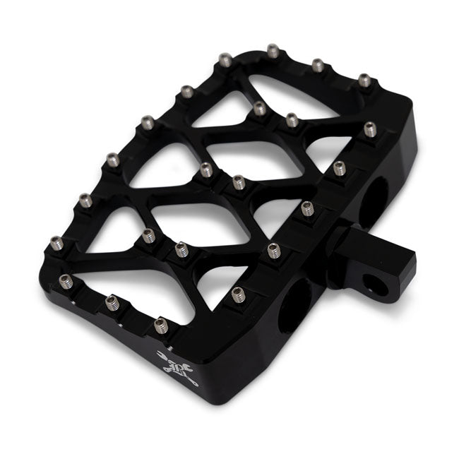 Burly, MX-Evolution mini floorboards, Passenger. Black