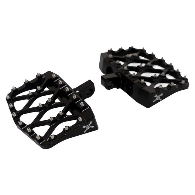 Burly, MX-Evolution mini floorboards, Passenger. Black