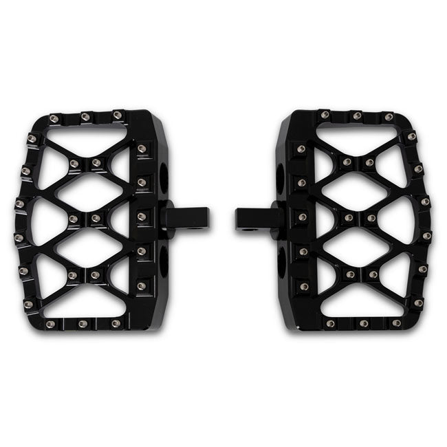 Burly, MX-Evolution mini floorboards, Passenger. Black