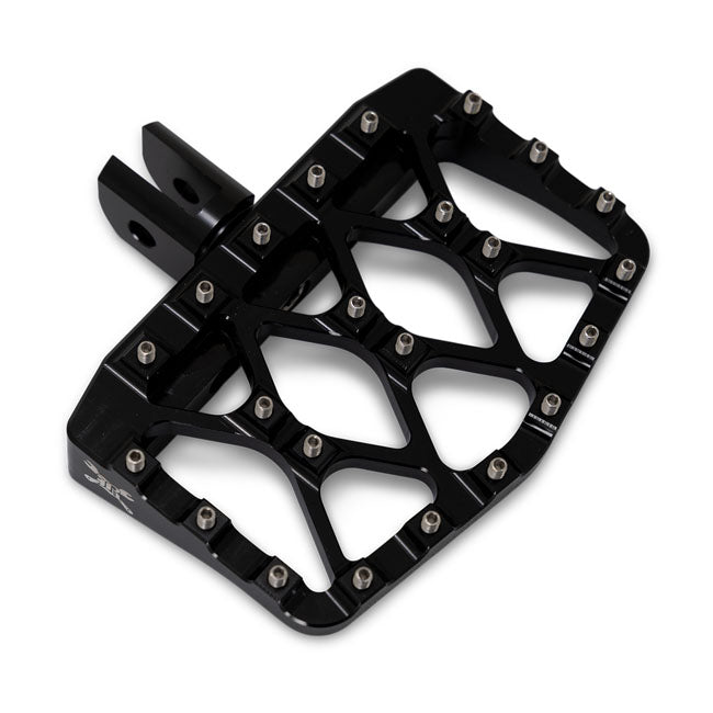 Burly, MX-Evolution mini rider floorboards. Black