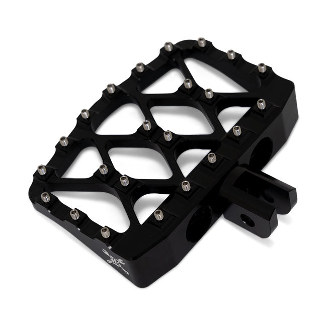 Burly, MX-Evolution mini rider floorboards. Black