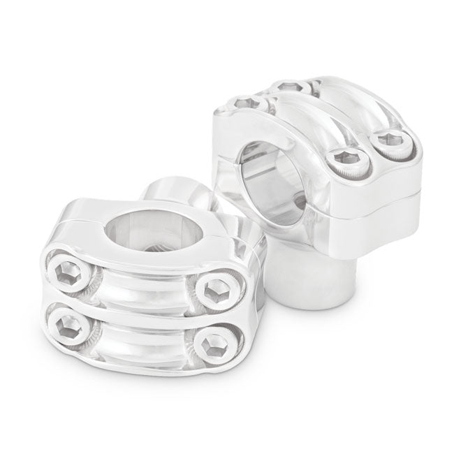 Burly, Reaper riser kit. 1.5" high. 8-bolt 2-piece. Chrome — Universal