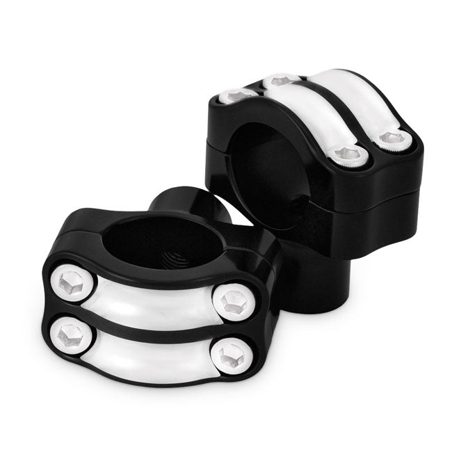Burly, Reaper riser kit. 1.5" high. 8-bolt 2-piece. Black CM