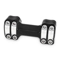 Burly, Reaper riser kit. 1.5" high. 8-bolt 1-piece. Black CM