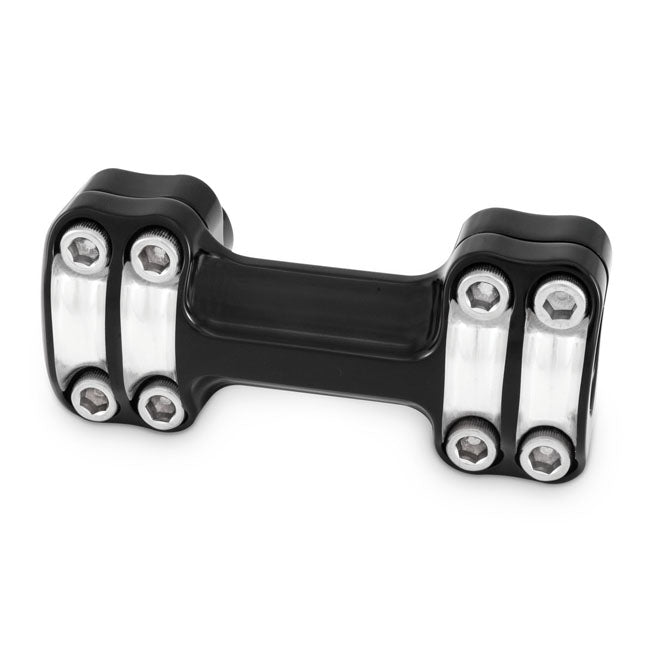 Burly, Reaper riser kit. 1.5" high. 8-bolt 1-piece. Black CM