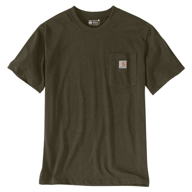 Carhartt Dearborn Pocket t-shirt olive logs