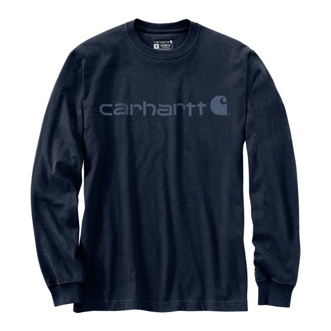Carhartt Dearborn Logo long sleeve navy