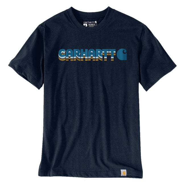 Carhartt Irvine Layered Logo t-shirt navy