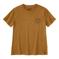 Carhartt Irvine Heart female t-shirt carhartt® brown