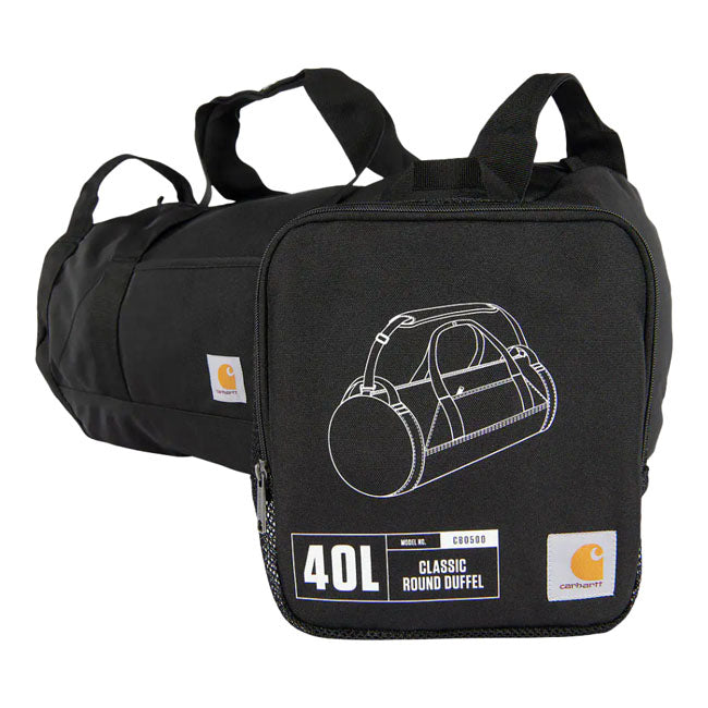 *2 WEEKS EXTRA TRANSIT TIME* Carhartt 40L Classic Round duffel black