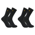 Carhartt Force™ Midweight Crew socks 2 Pack black