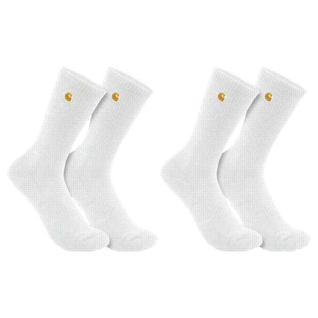 Carhartt Force™ Midweight Crew socks 2 Pack white