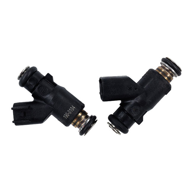 S&S, fuel injector set. 9.22 g/s. 2-pk — 06-17 Twin Cam cable throttle models (NU)