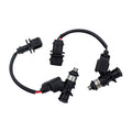 S&S, fuel injector set. 9.22 g/s. 2-pk — 01-05 cable throttle models; 08-17 electronic throttle models; 07-18 XL (NU)