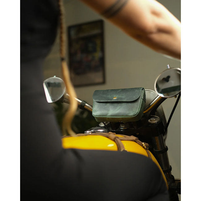 Trip Machine Sidekick Moto Pouch forest green