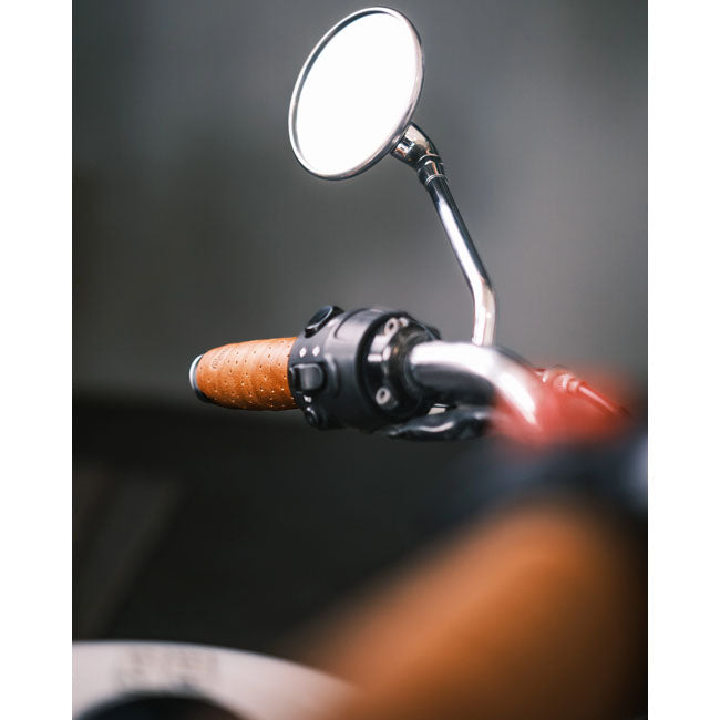 Trip Machine, handlebar grip wraps. Vintage Tan perforated