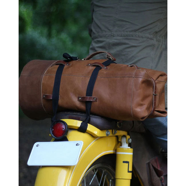 Trip Machine, Military duffle bag. Vintage Tan
