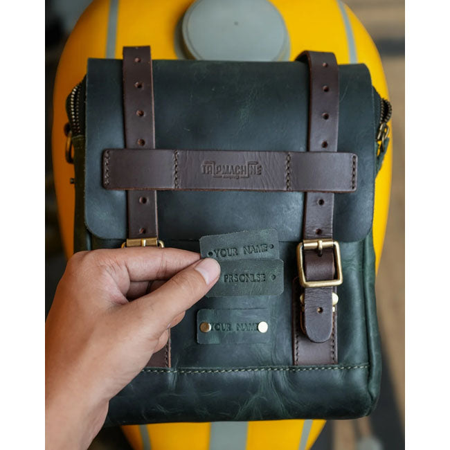 Trip Machine, tank and tail bag. 4.4 liter. Forest Green