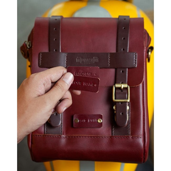Trip Machine, tank and tail bag. 4.4 liter. Cherry