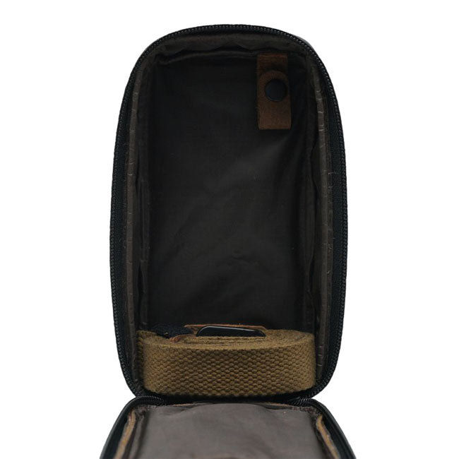 Trip Machine Navigator Case blue & tan