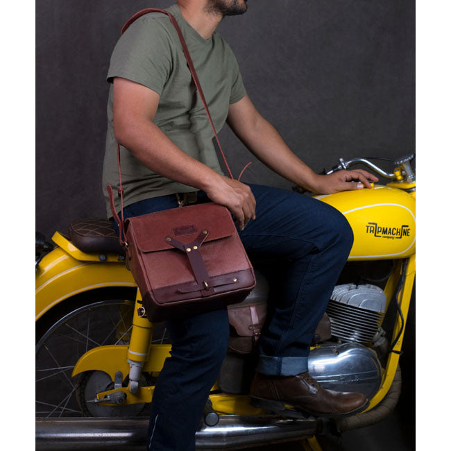Trip Machine, Messenger bag. Cherry Red