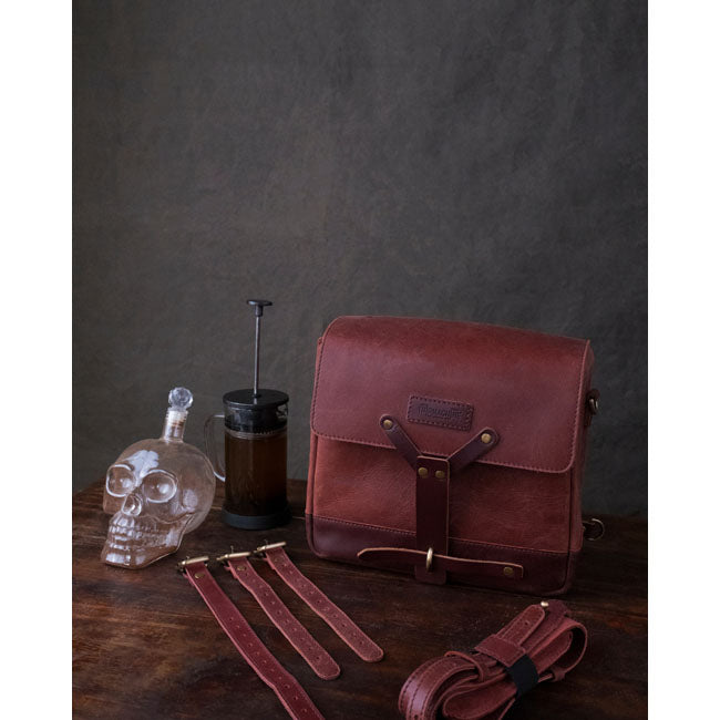 Trip Machine, Messenger bag. Cherry Red