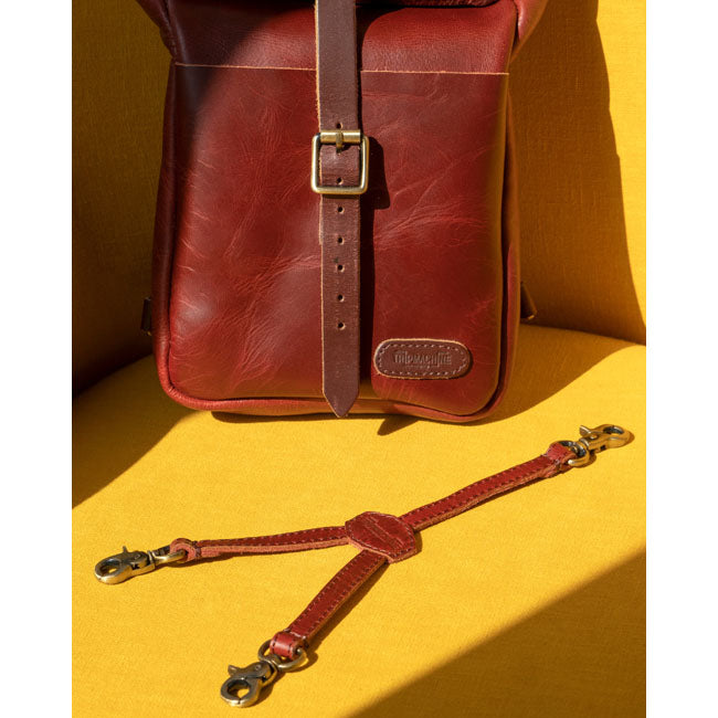 Trip Machine, Mini backpack/saddlebag 3.3 liter. Cherry Red