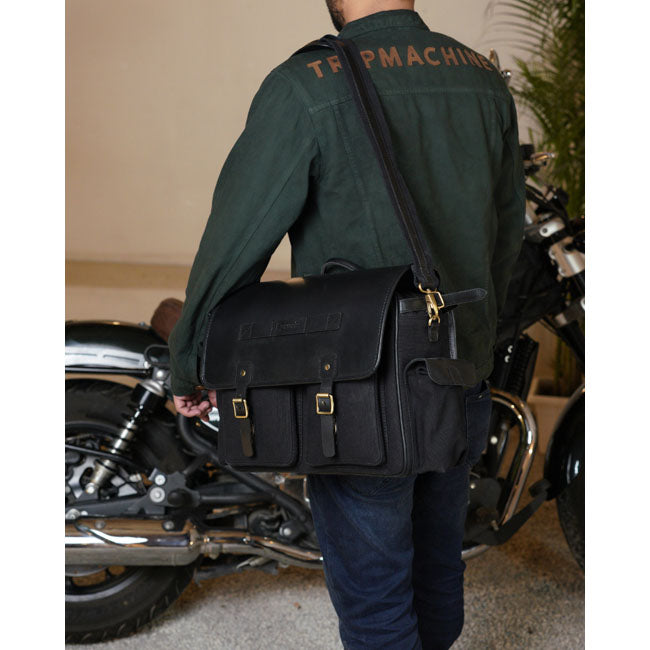 Trip Machine Expedition Saddlebag Pair black