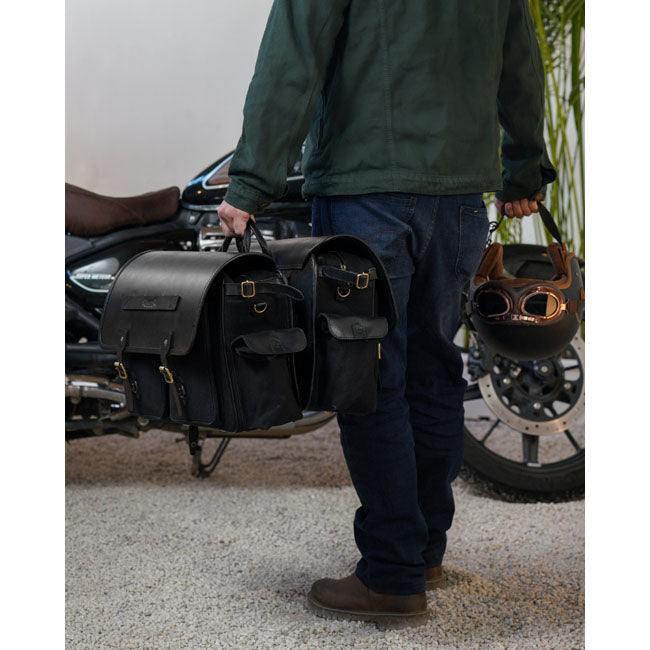 Trip Machine Expedition Saddlebag Pair black