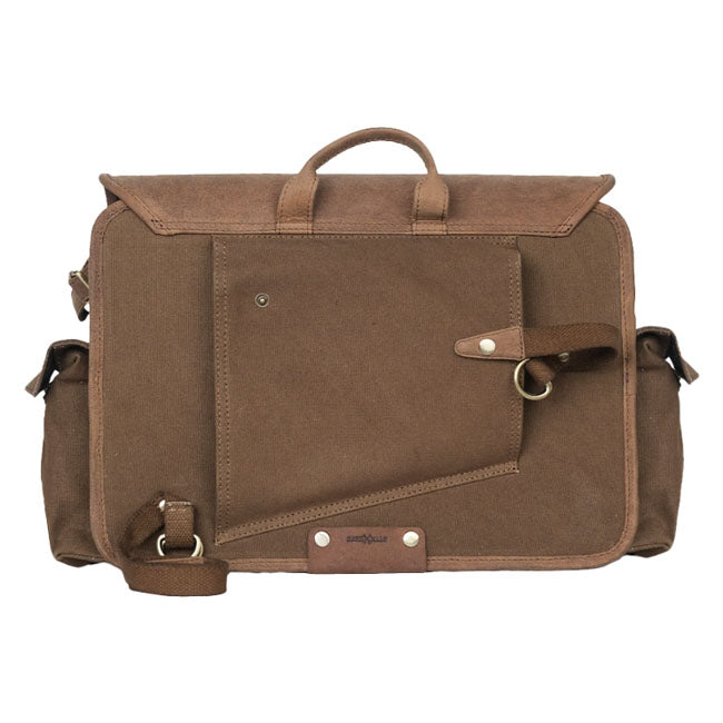 Trip Machine Expedition Saddlebag Pair brown and tobacco