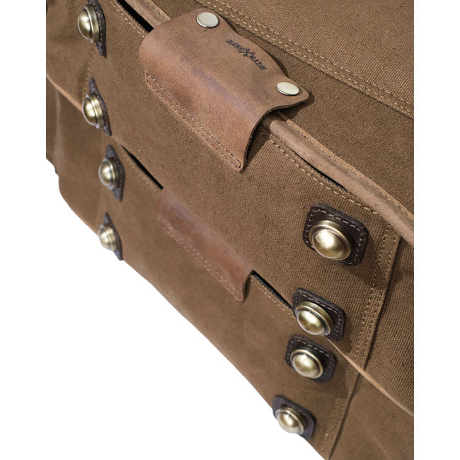 Trip Machine Expedition Saddlebag Pair brown and tobacco