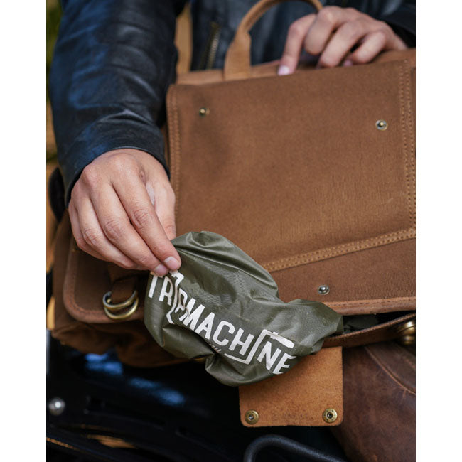 Trip Machine Expedition Saddlebag Pair brown and tobacco