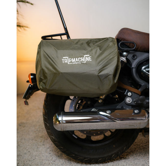 Trip Machine Expedition Saddlebag Pair brown and tobacco