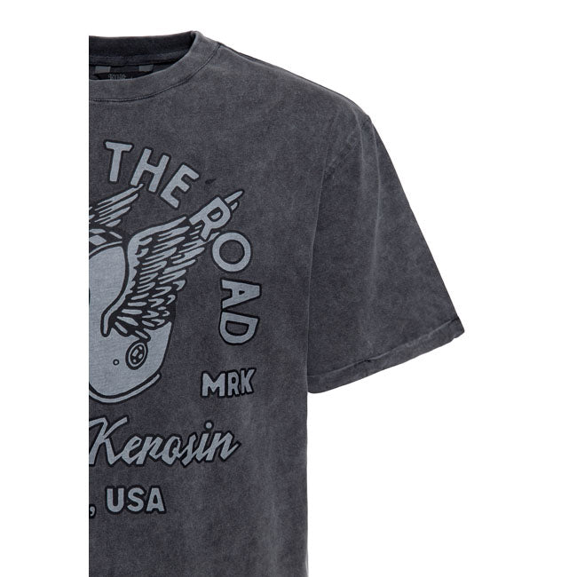 King Kerosin Spirit Of The Road t-shirt anthracite