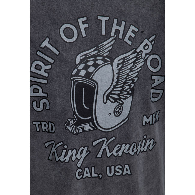 King Kerosin Spirit Of The Road t-shirt anthracite