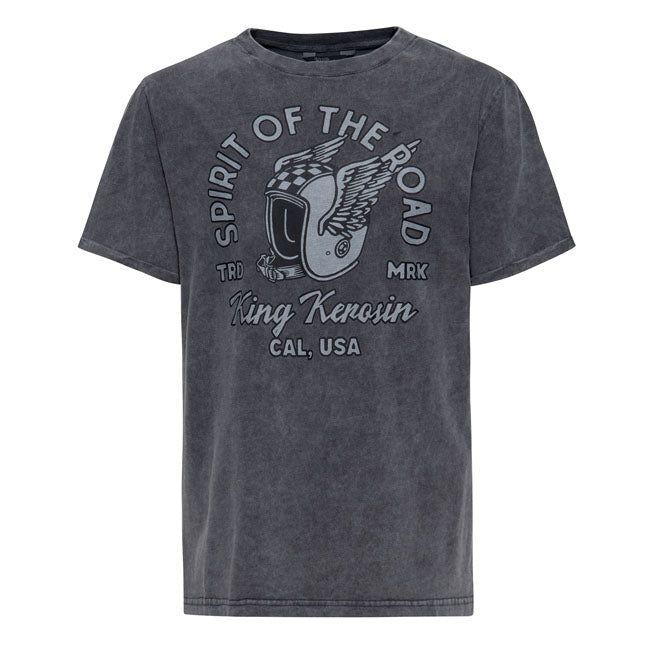 King Kerosin Spirit Of The Road t-shirt anthracite