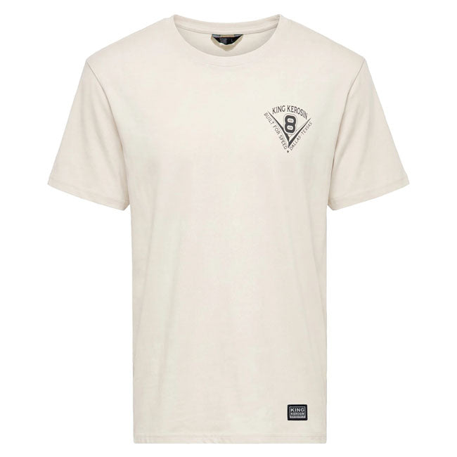 King Kerosin Daytona Speedway t-shirt off white