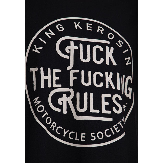 King Kerosin Fuck the rules t-shirt black