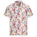 King Kerosin Deep Sea Hawaii shirt off white
