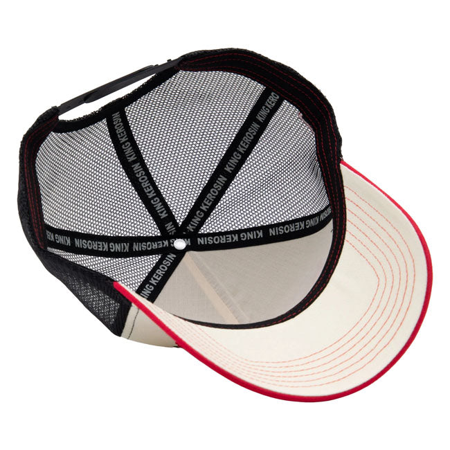 King Kerosin Salt Lake trucker cap red/offwhite