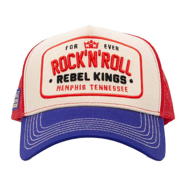 King Kerosin Rock ''n'' Roll trucker cap beige