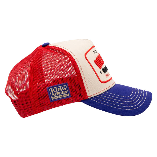 King Kerosin Rock ''n'' Roll trucker cap beige