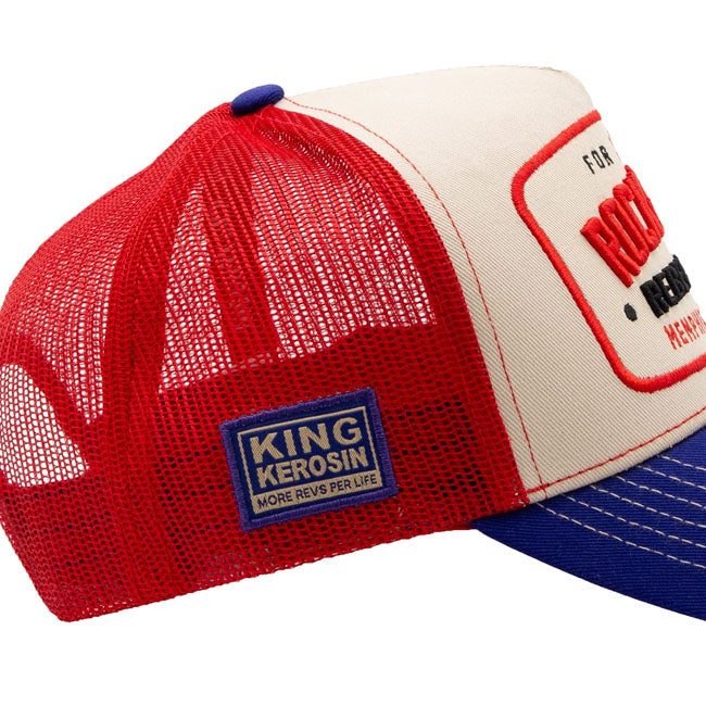 King Kerosin Rock ''n'' Roll trucker cap beige