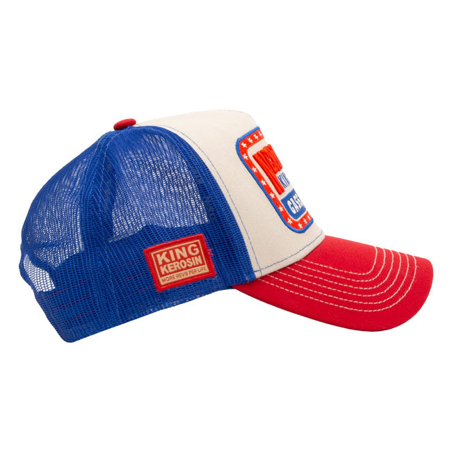 King Kerosin Never Grow Up trucker cap beige